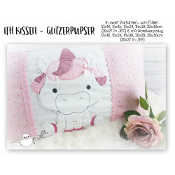 Stickdatei - ITH Kissen Glitzerpupser